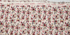 Vtg Cranston Print Works The Cloth Co USA Cotton Floral Fabric 2 1/3 yds x 45″