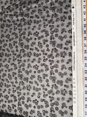 Vintage Buttons By Choice Fabrics ~ By The Yard ~ Black