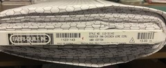 Chicken Wire Pattern Geometric Light Grey White Cotton Fabric FQ