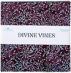 Divine Vines 10″ Stacker Layer Cake – 42 Batik Squares by Riley Blake