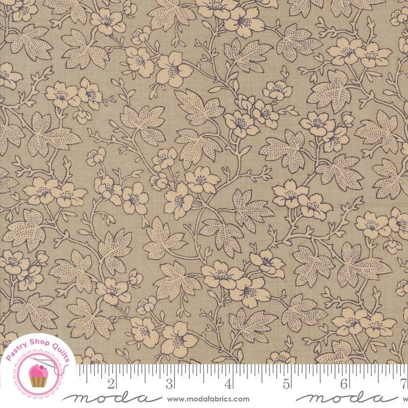 Moda ROUENNERIES TROIS 13964 17 Brown Roche FRENCH GENERAL Quilt Fabric