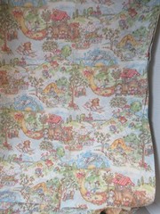 “Nursery Thyme” Rhymes General Fabrics COTTON FABRIC VTG RARE SBTYX44″ NE