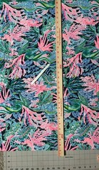 Lilly Pulitzer Pima Cotton Hide Tide Bringing Mermaid Back 1 yd (36¨x 60¨) DFCT