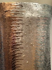 Four Color Gradient Sequin Stretchable Power Mesh Fabric 1Yard13″ Long & 28″Wide