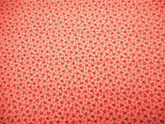 30s Reproduction Fabric By The Yard Small Pink Floral on Pink Premium Cotton