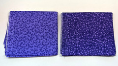 Bundle of 8 PURPLE FQ – FAT QUARTERS – 100% Cotton Fabric 18″ x 22″ Free Ship