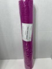 20″ PINK MESH FABRIC ROLL~Crafts, Hobbies, Wreath . Price Is Per Roll