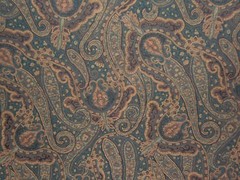 Kravet Couture, Imperial Paisley Brocade, Embroidered Paisley, BTY, Clr Peacock