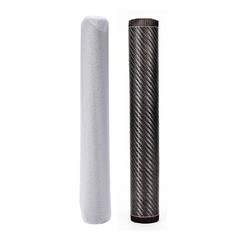 5/10 FT x 12” Real Carbon Fiber Fabric Cloth Roll 3k 200gsm Twill Weave Black