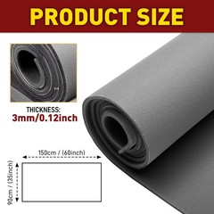 Automotive Flat Knit Headliner Fabric Replacement Auto Foam Backing 60″ Wide