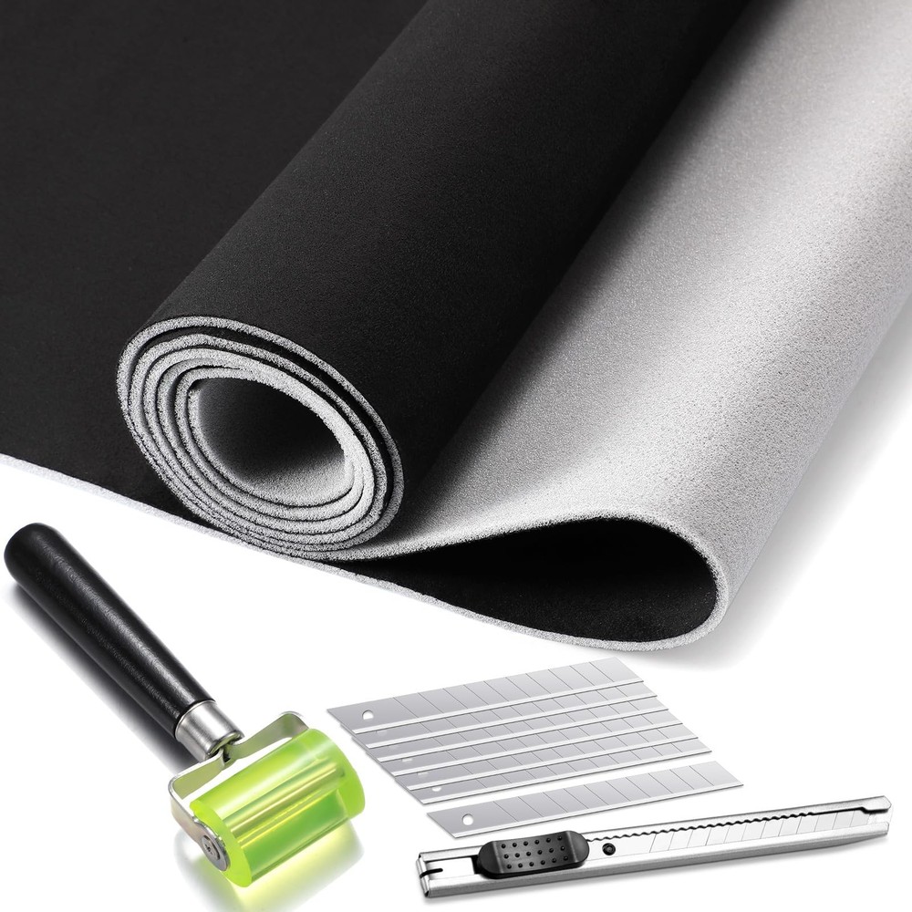 Suede Headliner Fabric 80×60″ with Foam Backing for Car Roof Repair