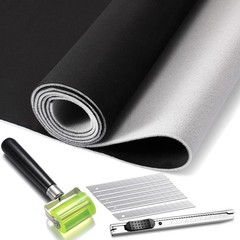 Suede Headliner Fabric 80×60″ with Foam Backing for Car Roof Repair