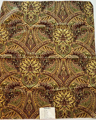 Waverly Toraja in Chocolate Mist fabric 31.5 x 26.5 Cotton Sample