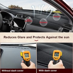 Custom Fit Infiniti G25 G35 G37 Dashboard Cover 2008-2015 Black Trim Custom Made