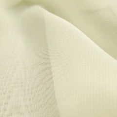 Ivory Sheer Chiffon Fabric by the Yard 60″ Wide for Decorations, Weddings, Event