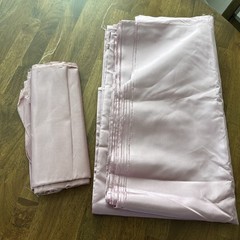 Vtg Silk Satin Fabric Lot Pink Craft Remnant Sew Material Damask Moire 5.5 Lbs