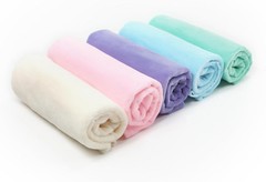 Hypoallergenic Soft Minky Fabric Pack – 5 Pastel Pieces for Plushies & Blankets