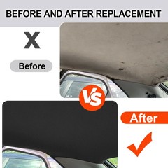 96″x60″ Headliner Fabric Foam Backed Upholstery Suede Auto Roof Liner Repair