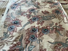 New Ametex Decorator Fabric Mauve~Blue~Cream 54″ X 7 Yds-18″