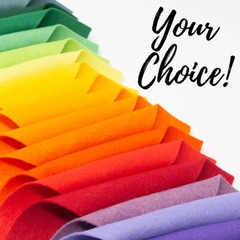 Single Sheet 12″X12″ Merino Wool Felt Blend 35%Wool/65% Rayon