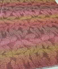 Leaf Gradient Fabric 1 Yard Autumn Colors Quilting Craft Material