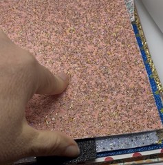 1lb, FauxLeather, Glitter Big Scraps, Scrap PackOf Leatherette, Faux Leather