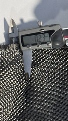 Carbon Fiber Cloth Fabric, 1×1 ft Equivalent to T700 3K Twill Weave Composite
