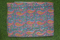 NO TARRIF CHARGES 100%✅ZK_223 Hand Block Print Fabric 100%Cotton 15 Yard