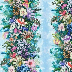 Topia Wild Digitally Printed Yardage by Robert Kaufman 1/2 Yard WELD-19526-286