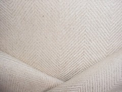 11-3/4Y Brunschwig & Fils BF10606 Braddock Oatmeal Herringbone Upholstery Fabric