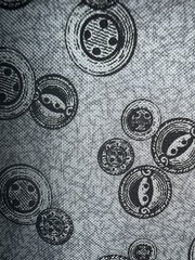Vintage Buttons By Choice Fabrics ~ By The Yard ~ Black