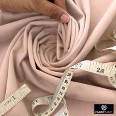 Pastel Peach Velvet Fabric by the Yard, 1 Yard Pink Velvet Fabric