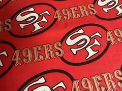 Fabric Cotton San Francisco 49ers 1994s 58”X 37”By NFL N.T.T 00