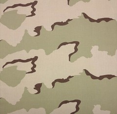 3 DAY DESERT STORM FR TWILL CAMO FABRIC MILITARY APPAREL FR FABRIC BTY 66″W