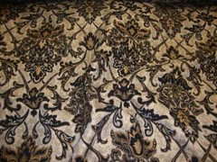 BLACK Saxxon Damask Chenille Damask 54″ Wide upholstery furniture Fabric