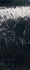 Holographic Black Cracked metallic reflective Distressed vinyl upholstery 54″