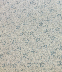 PALE BABY BLUE FLORAL COTTON, 46″ W – 1 1/4 YARD