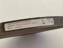 MURDOCK A-Tacs Jacquard Webbing Brown 3/4 Inch Double Side Full Roll 50 Yard