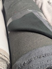 Original Dark Green Mohair Upholstery Fabric(879306) Vintage Auto Interior Cloth