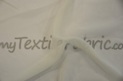 White & Ivory IFR Sheer Chiffon Fabric | 58″ Wide x 70 Yard Bolt | UPS Ground |