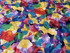 Hi Fashion Fabrics, Inc. Double Sided Vibrant Colored Floral Light Weight Blend