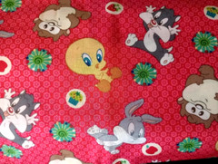 Looney Tunes Babies Tweety Fabric 13″ x 9.5″ Sewing Crafting Length Piece New