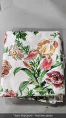 Vintage Ramm Fabric Petworth 7 Yards Chintz Floral Tulips Upholstery Mat G2U