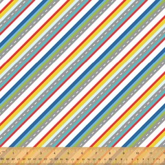 Windham Prints Around Town 100% Cotton Diagonal Stripes 45″ wide BTY