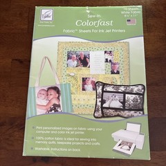June Tailor Colorfast White Printer Fabric Sheets 10pk New in Sealed Package