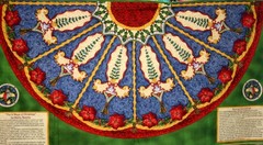 2-60 INCH WIDE 12 DAYS OF CHRISTMAS TREE SKIRT- 100% COTTON FABRIC