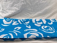 Evan Picone Fabric Rose Print Cotton Blend 3 Yards Vintage Sewing Yardage