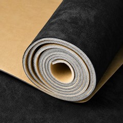 Black Suede Headliner Fabric W Adhesive Interior Roof Upholstery Size Options