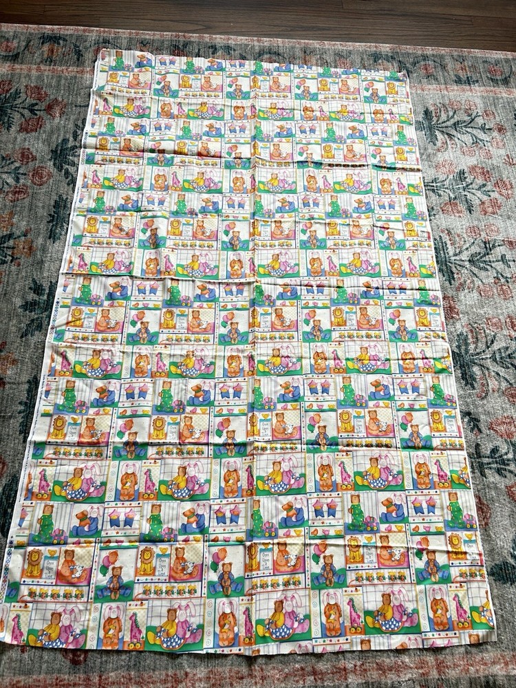 ONCE UPON A TIME BY LESLIE BECK- COTTON 44” X 74” Fabric Craft
