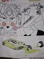 A Ghastlie Gush No.9 Cotton Print By The yard x 43 Alexander Henry 2019